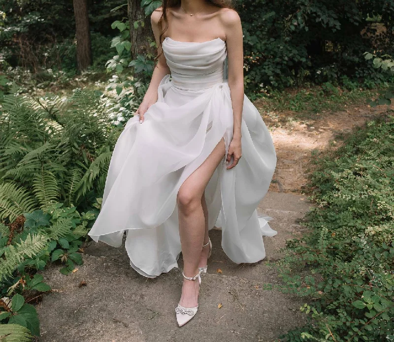 Great Deals Other Custom Corset with Long Train Skirt and Mini Skirt