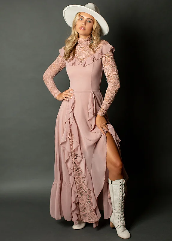 Price Cut Sveta Maxi Dress in Nude Pink