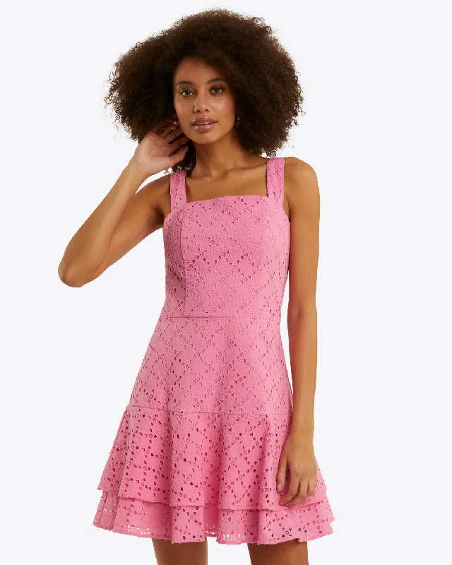 The Best Prices Ashland Sleeveless Mini Dress in Eyelet