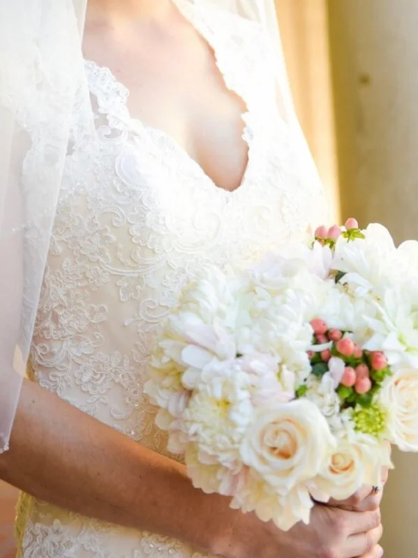 Midnight Sale Allure Bridals Ivory Gold Lace