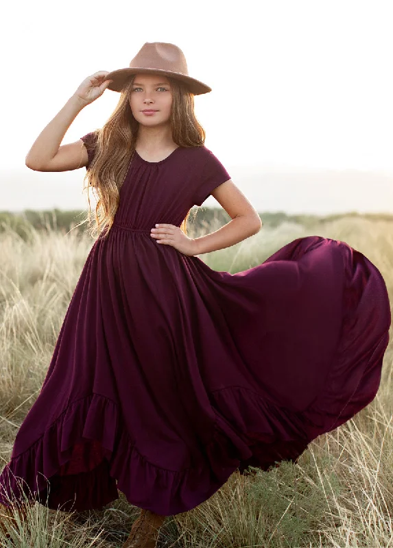 Major Savings Braelyn Dress in Deep Plum
