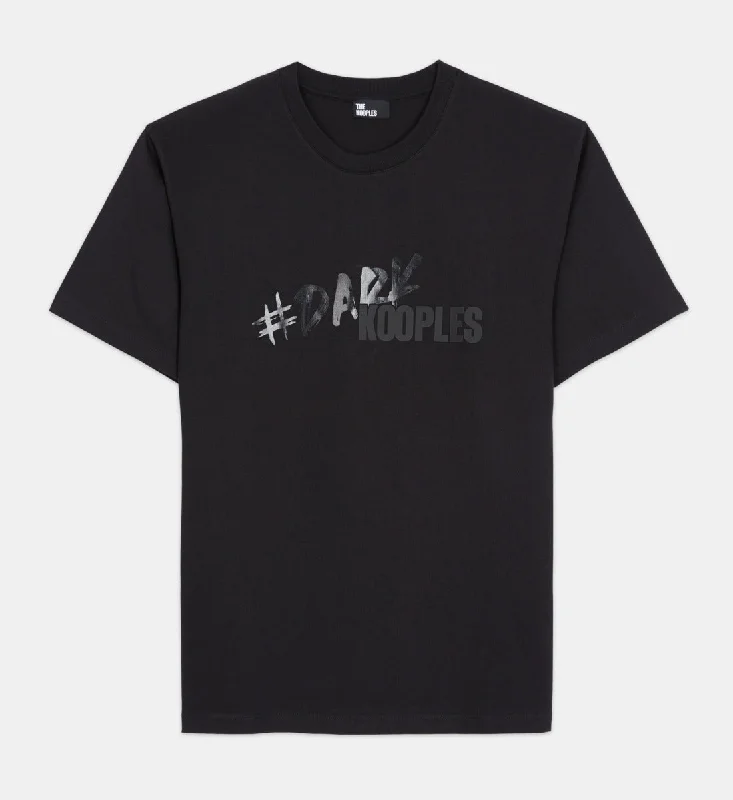 Special Offer The Kooples Logo T-Shirt | Men | Black