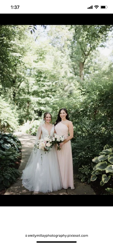Special Promotion Bill Levkoff Style: 1268 +; Fabric: Chiffon; Color: Petal Pink