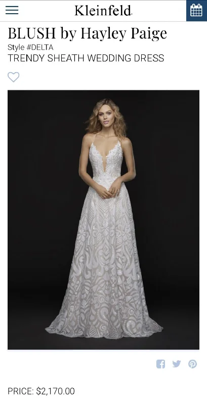 Flash Sale Hayley Paige Style 1751 Delta