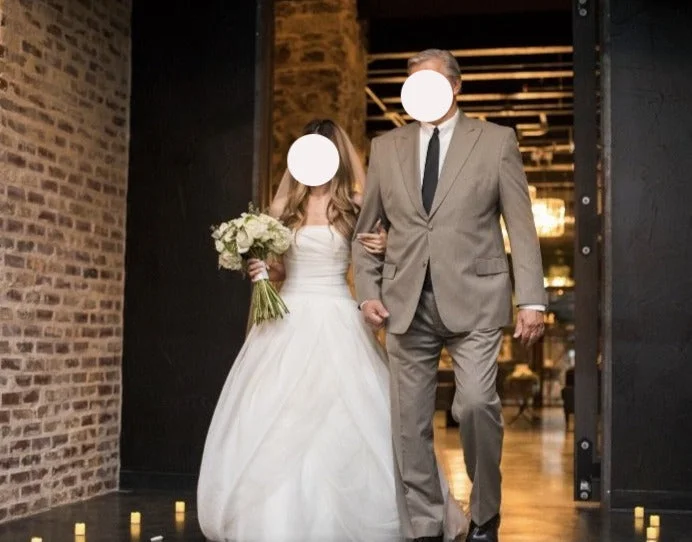 Early Access Vera Wang White Textured Organza