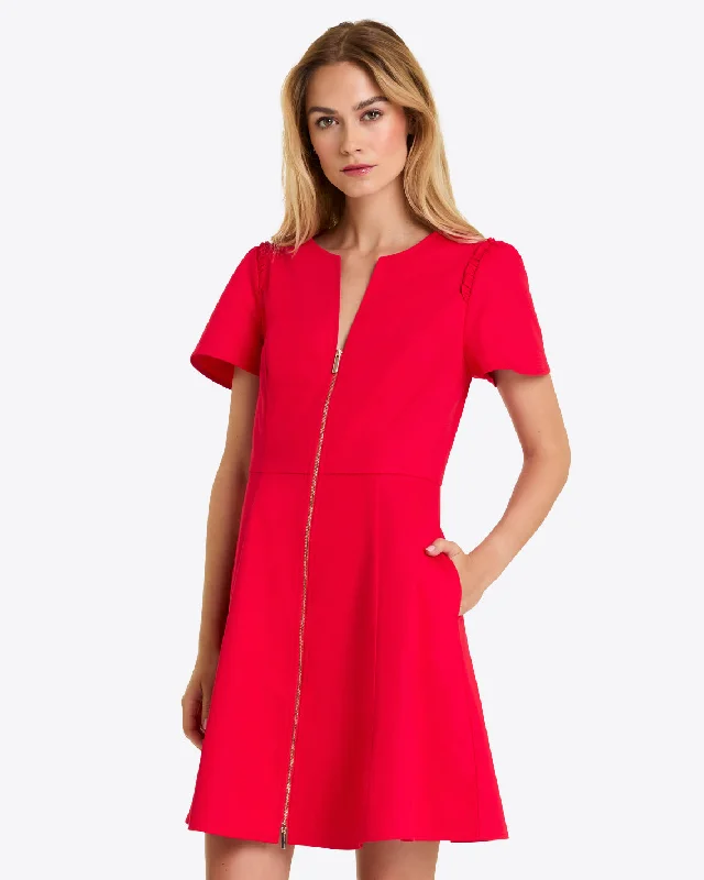 Reduced Prices Mae Love Circle Dress in Red