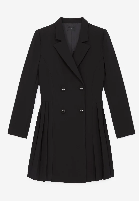 Super Deal Jacket Dress With Pleating | Women | Black
