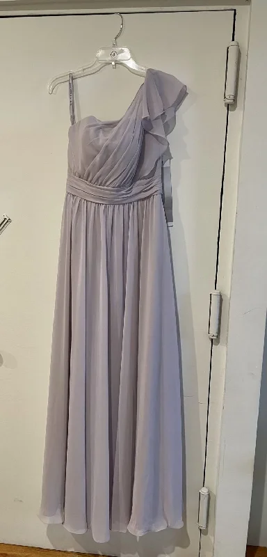 Deal Dash Mori Lee 21554 Chiffon in Wisteria Purple