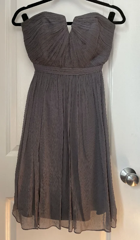 Clearance Event J. Crew Nadia - Silk Chiffon - Charcoal Gray