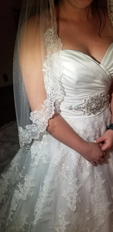 Friends and Family Sale Allure Bridals Ivory/Silver