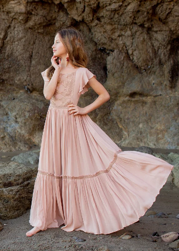 Take Advantage Viola Dress in Desert Shell