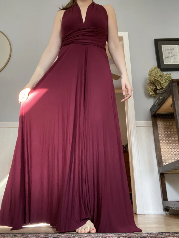 Price Reduction Other Lulus Tricks of the Trade Burgundy Maxi Dress