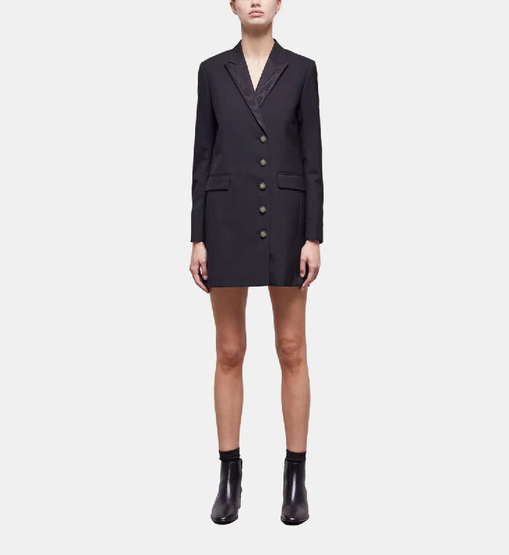 Value Deals Short Wool Dress | Women | Black