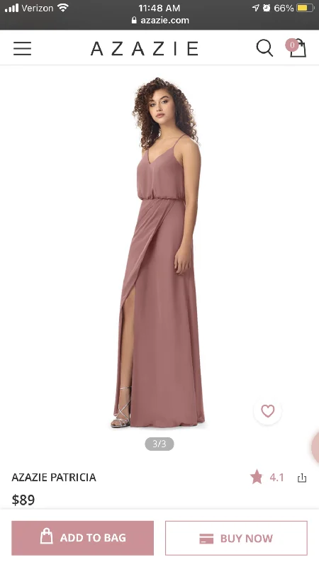 Huge Discounts Azazie Azazie Patricia bridesmaid dress / vintage mauve
