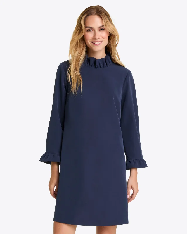 Special Price Lindsay Shift Mini Dress in Crepe