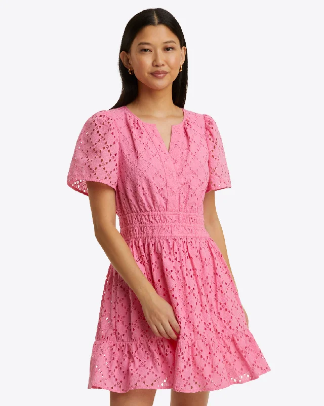 Final Clearance Wilson Mini Dress in Eyelet