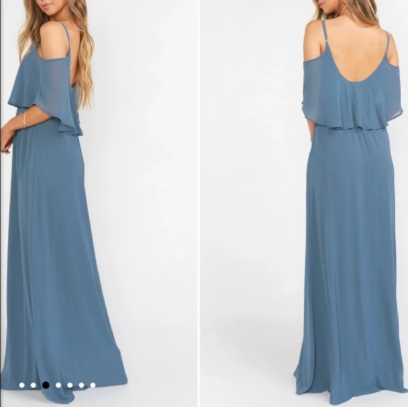 New Deals Show Me Your MuMu Caitlin Ruffle Maxi Dress