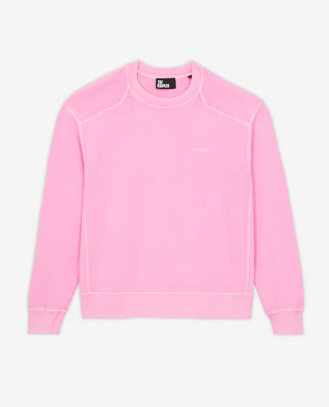 Today's Special Fluorescent Sweatshirt With Logo | Women | Fluo Pink