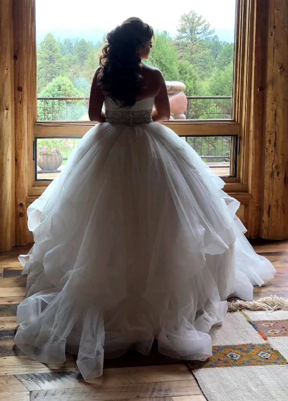 Best Bargains Justin Alexander English Net Ball Gown/ Style 88102