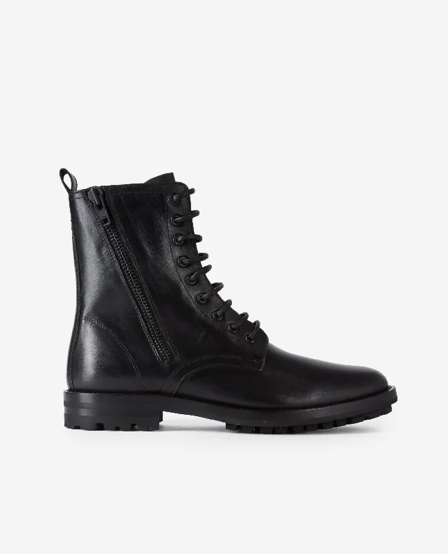 Members Only Leather Boots | Women | Black