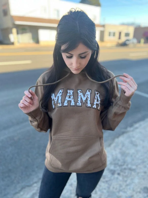 Closeout Sale Brown Mama Leopard Hoodie