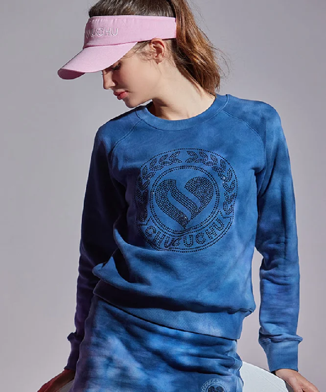 Great Deals CHUCUCHU Marble Point Crew Neck - Navy