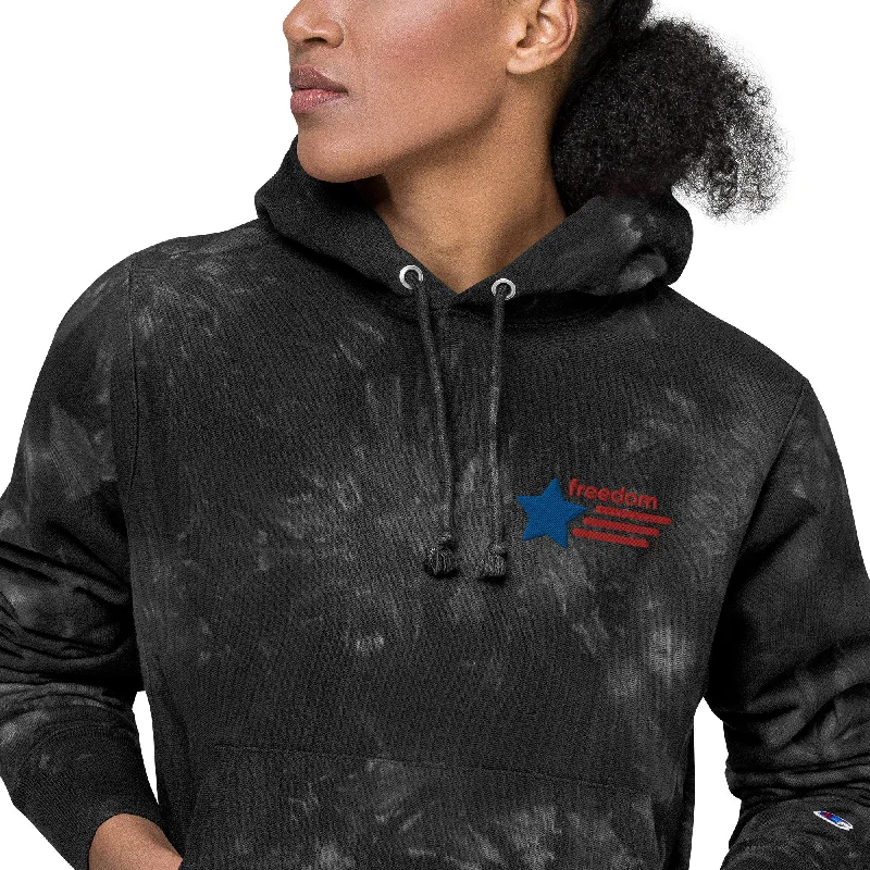 Price Meltdown Champion Unisex Tie Dye Hoodie (Freedom) | Available in 2 Colors