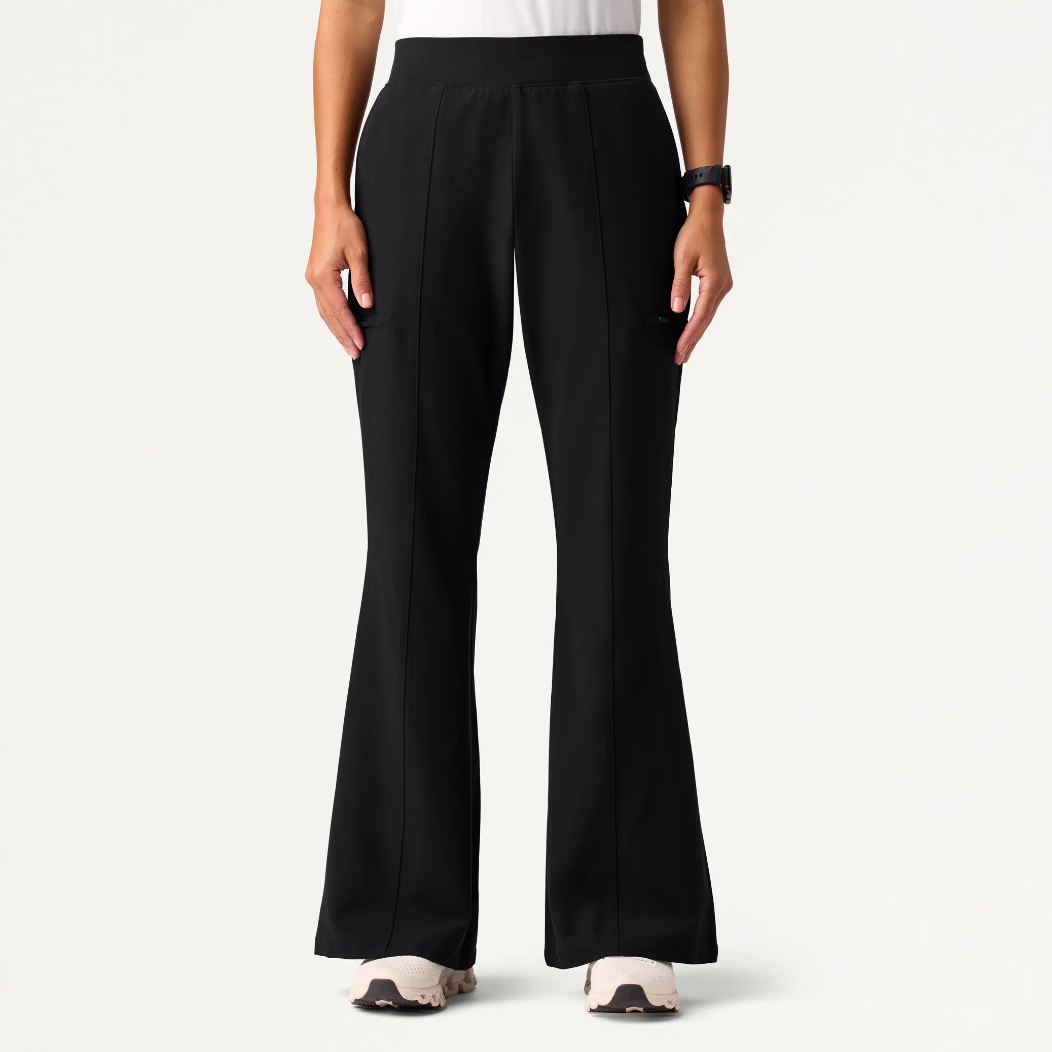 Savings Bonanza Jaanuu Women's Harper Slim High Waisted Scrub Pant - Black
