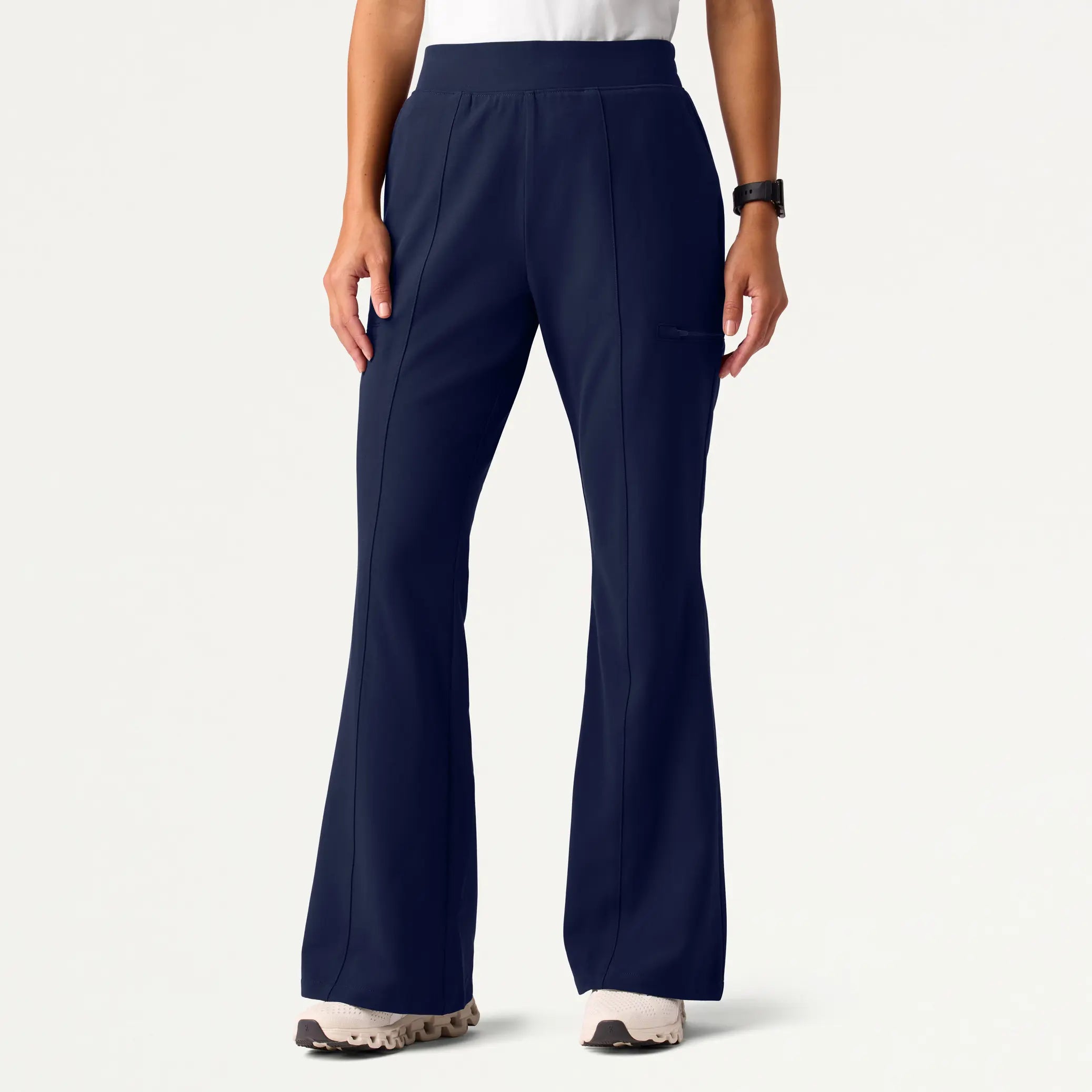 Price Fest Jaanuu Women's Harper Slim High Waisted Scrub Pant - Midnight Navy