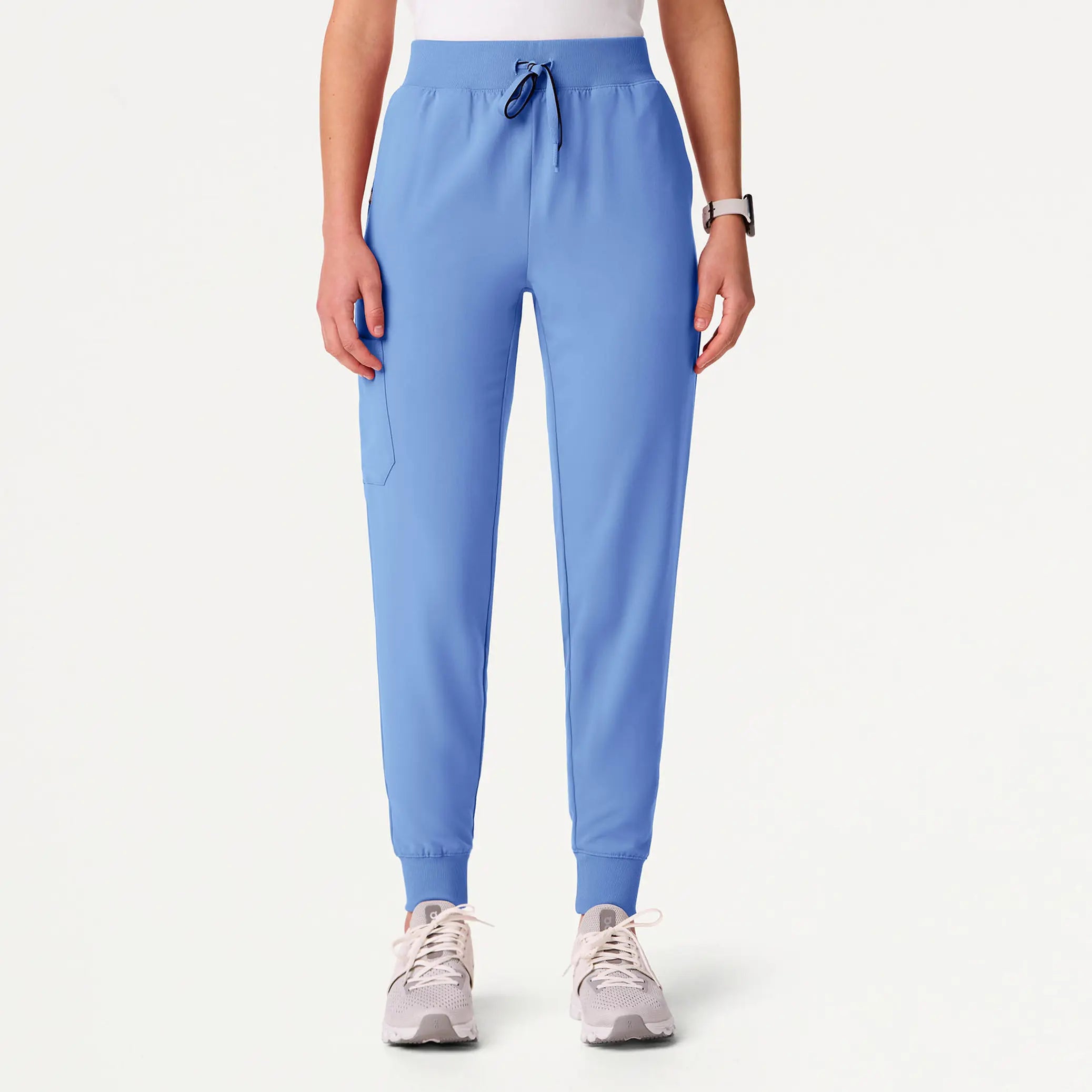 Savings Spectacular Jaanuu Women's Silex Slim High Waisted Scrub Jogger - Ceil Blue
