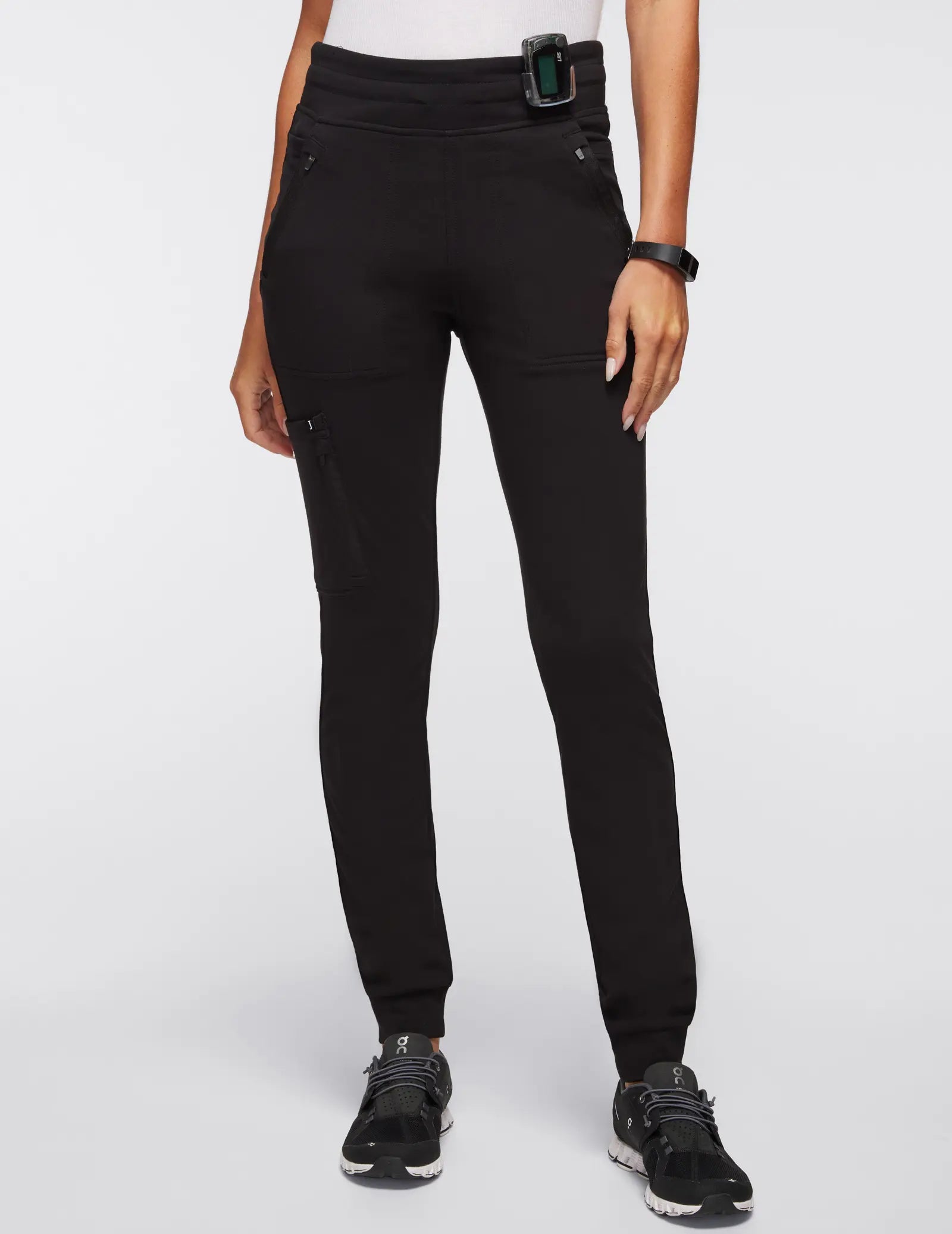 Low Prices Jaanuu Women's 10-Pocket Scrub Jogger - Black