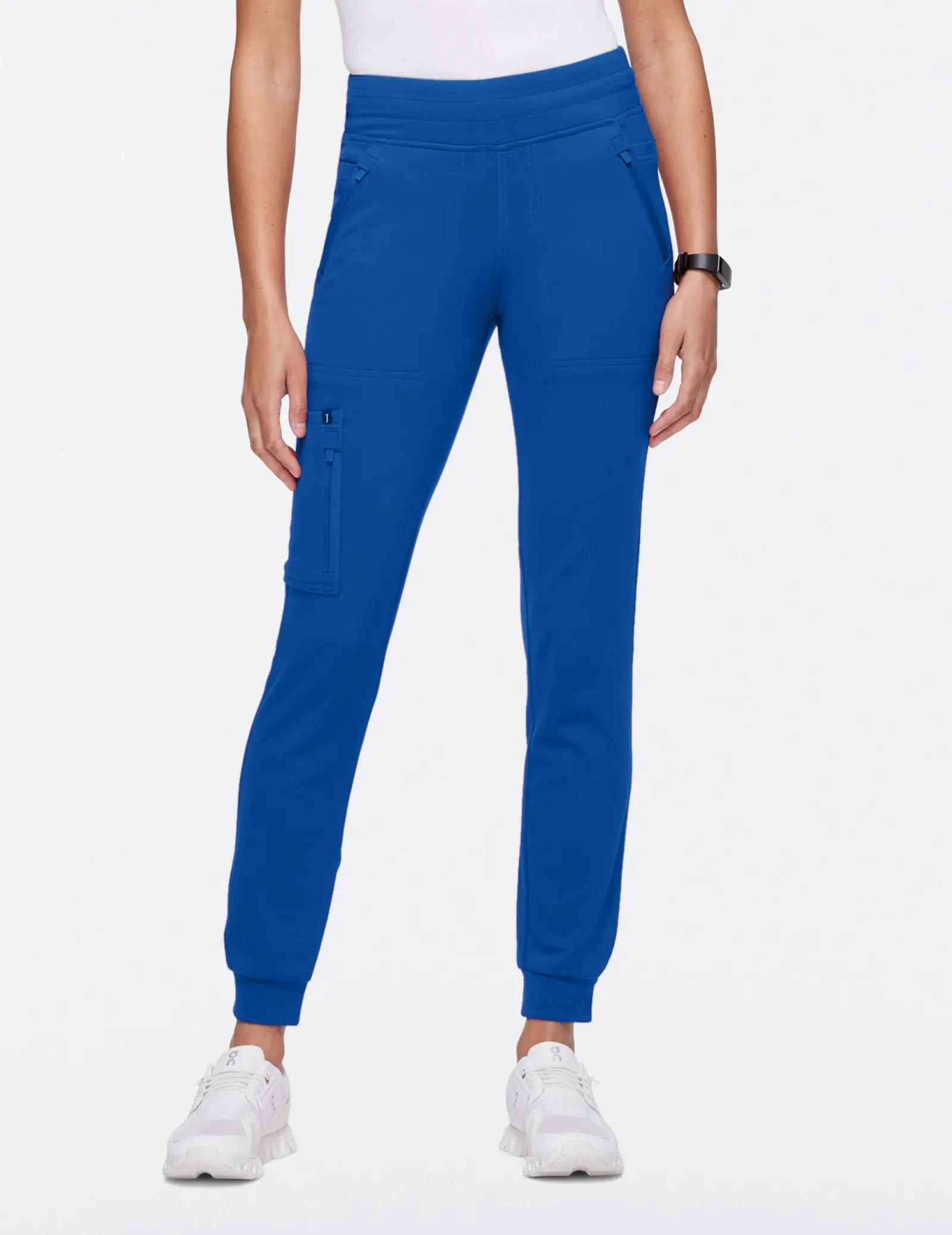 Lowest Price Jaanuu Women's 10-Pocket Scrub Jogger - Royal Blue