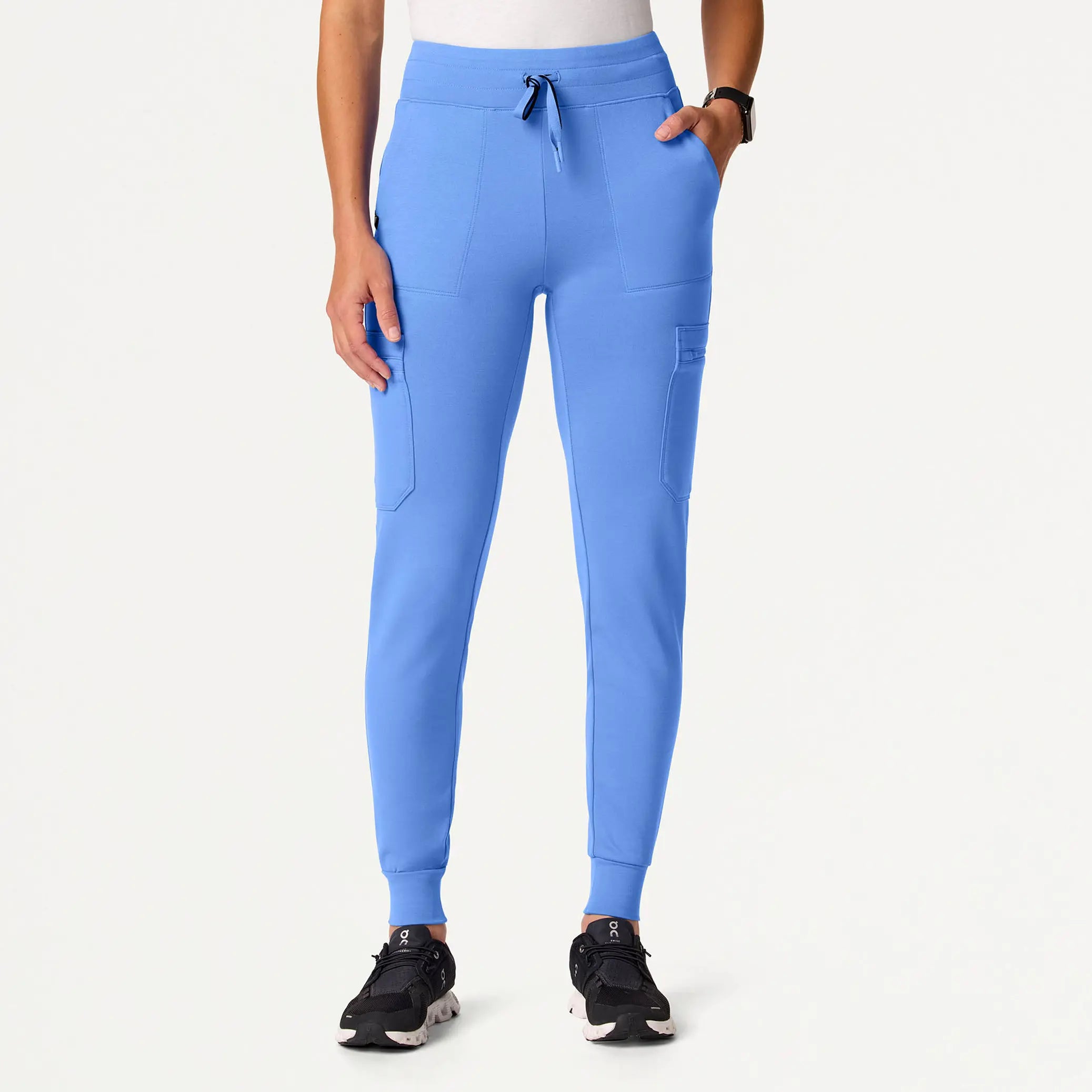 Closeout Sale Jaanuu Women's Kait 10-Pocket Skinny ULTRAsoft Scrub Jogger - Ceil Blue Closeout Sale Jaanuu Women's Kait 10-Pocket Skinny ULTRAsoft Scrub Jogger - Ceil Blue