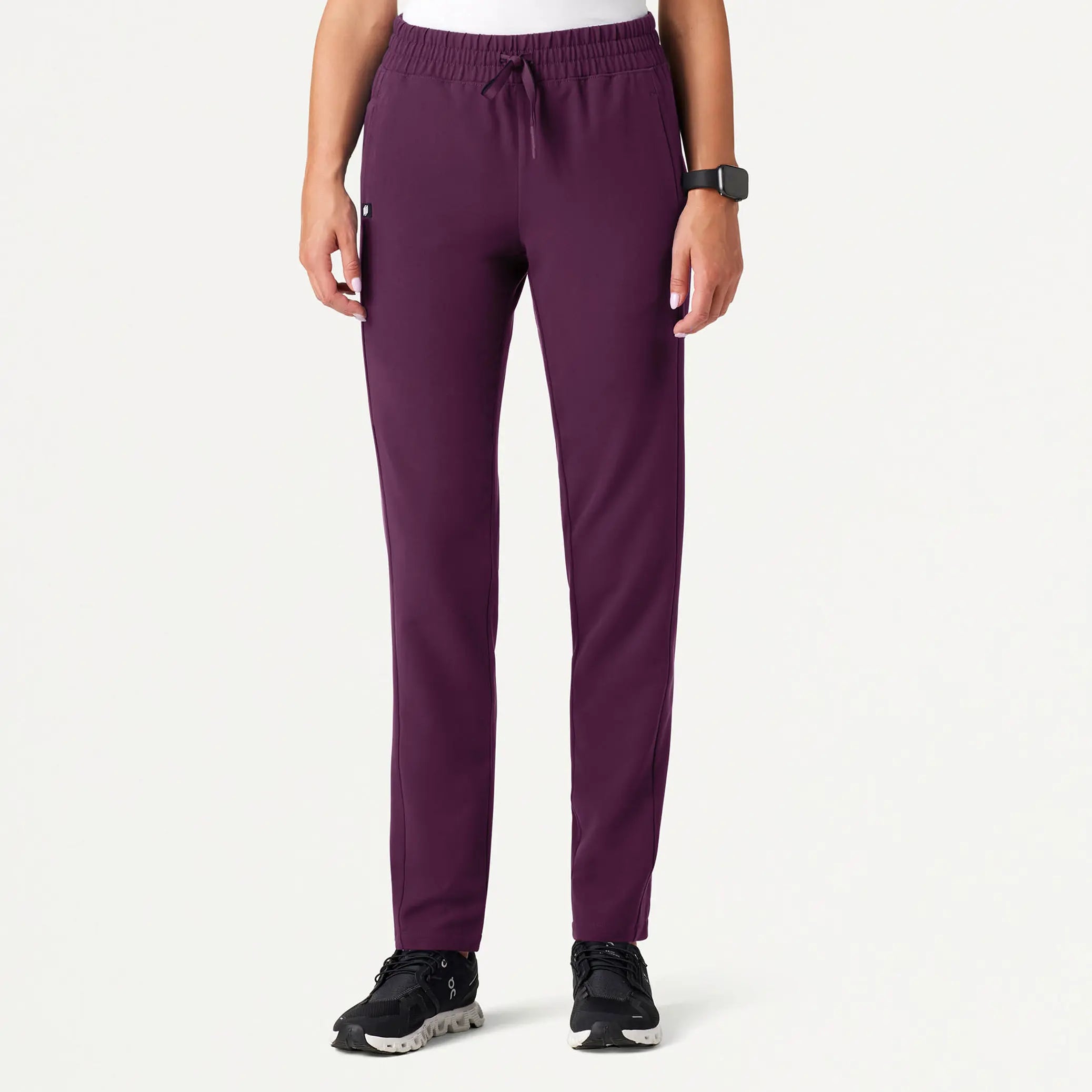 Online Exclusive Jaanuu Women's Effie Slim 6-Pocket Scrub Pant - Dark Amethyst