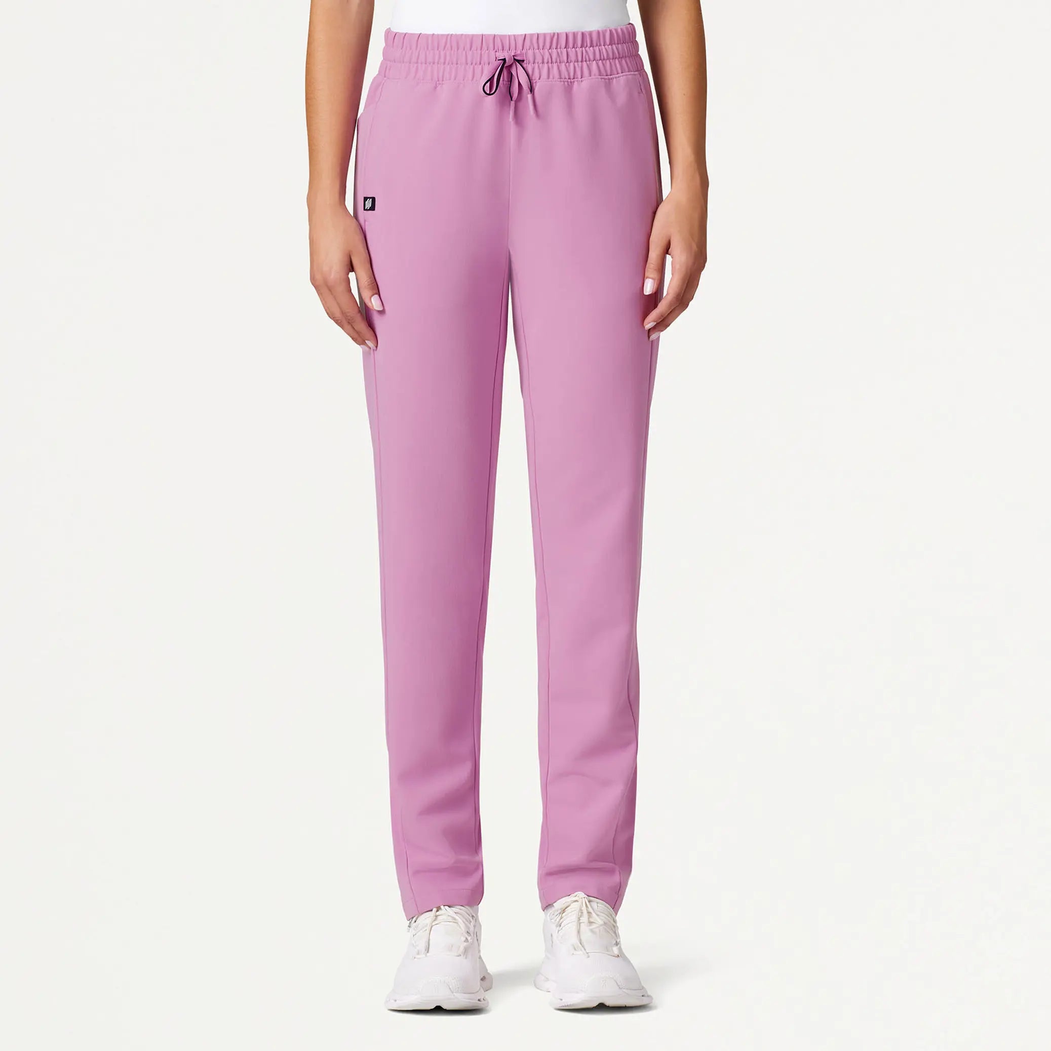 Midnight Sale Jaanuu Women's Effie Slim 6-Pocket Scrub Pant - Light Magenta