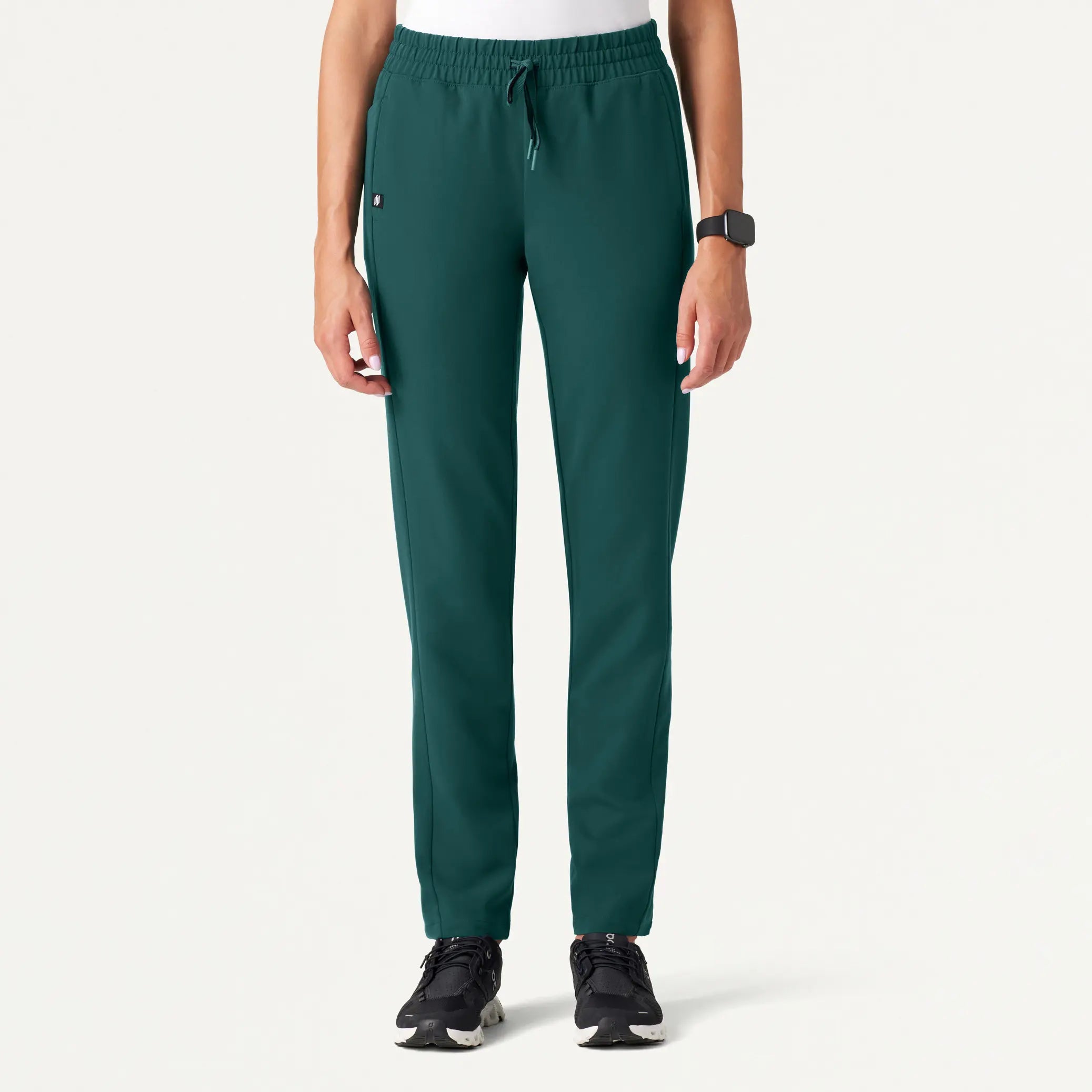 Year-End Sale Jaanuu Women's Effie Slim 6-Pocket Scrub Pant - Midnight Green