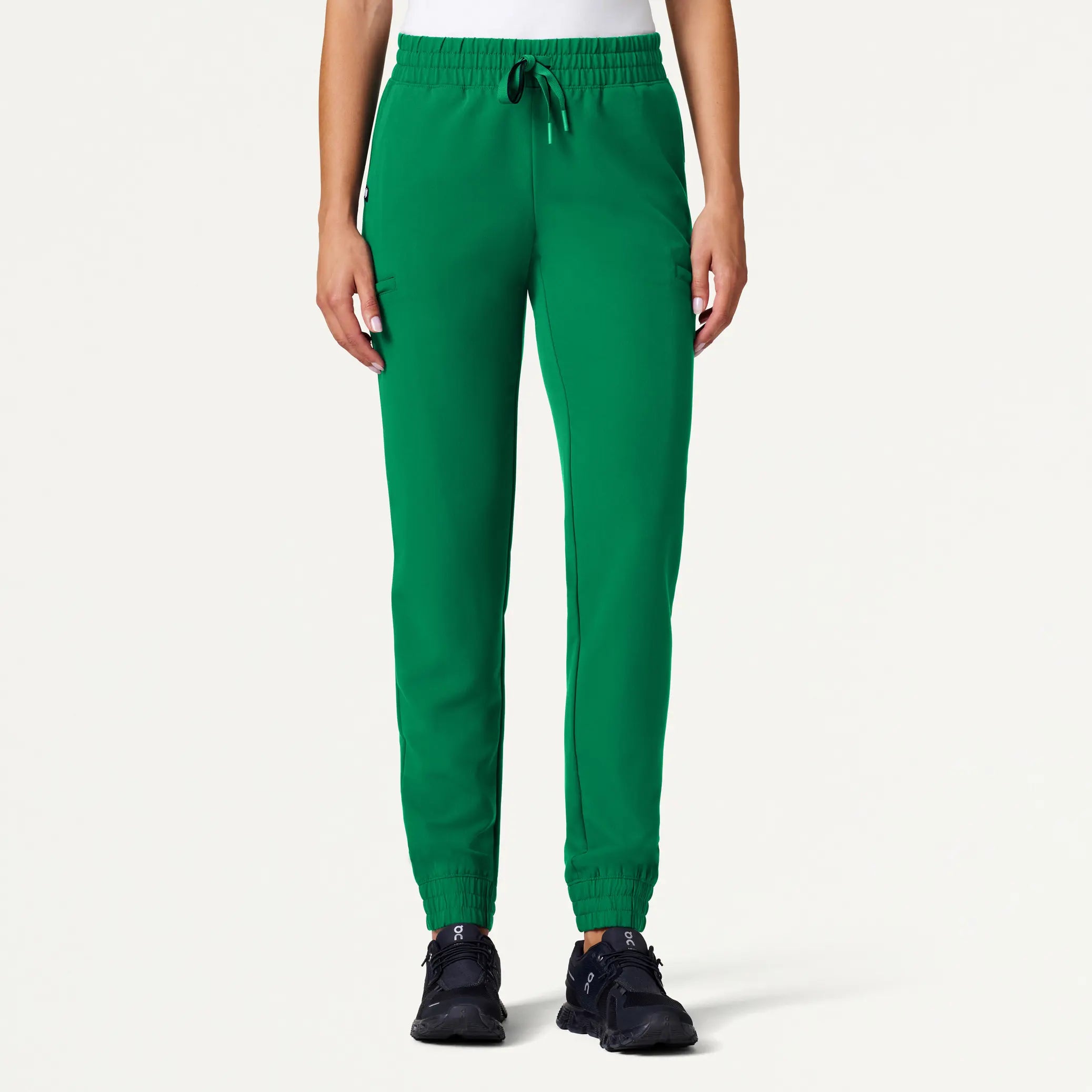 Seasonal Clearance Jaanuu Women's Jace Skinny On-the-Go Scrub Jogger - Emerald Green Seasonal Clearance Jaanuu Women's Jace Skinny On-the-Go Scrub Jogger - Emerald Green