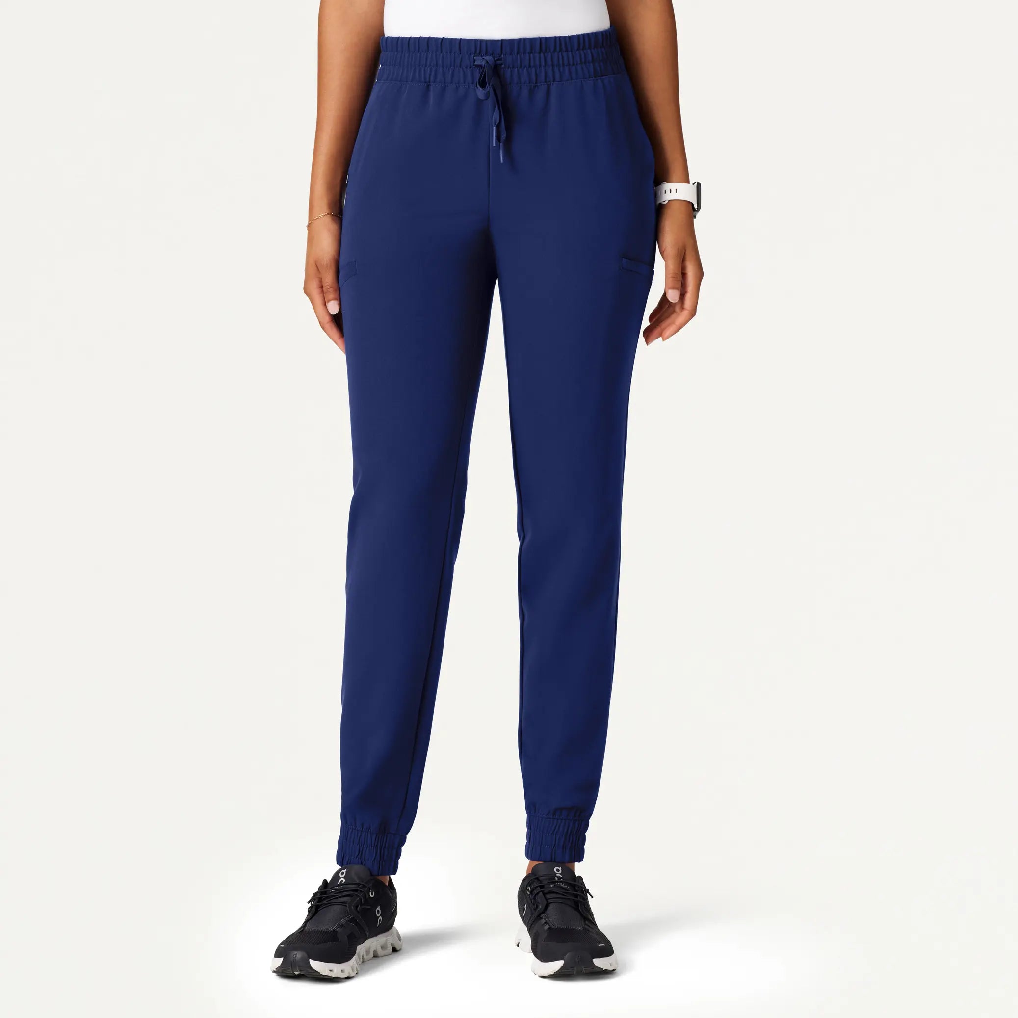 Markdown Madness Jaanuu Women's Jace Skinny On-the-Go Scrub Jogger - Navy Blue
