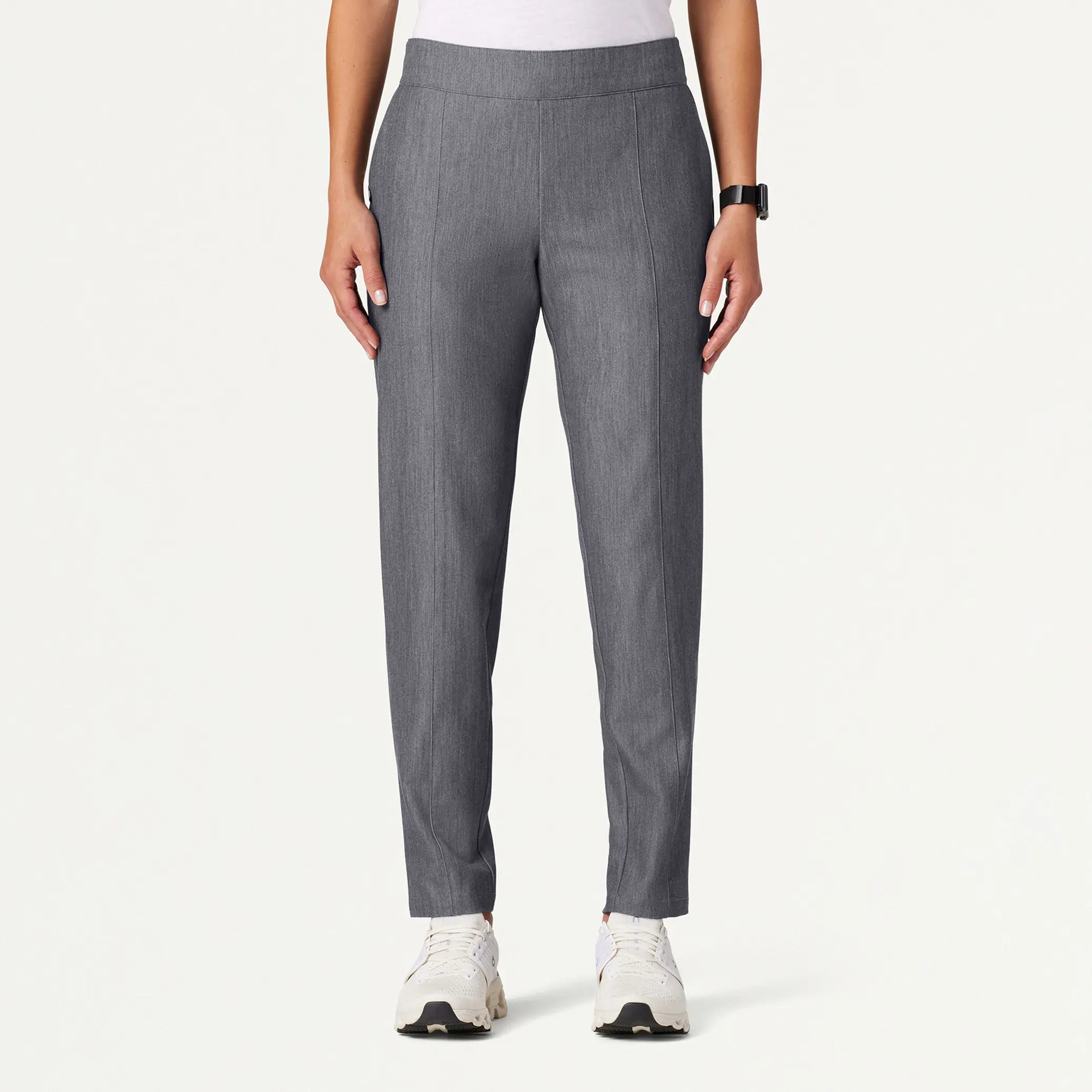 Exclusive Online Offer Jaanuu Women's Lio Tapered 5-Pocket Scrub Pant - Heather Gray