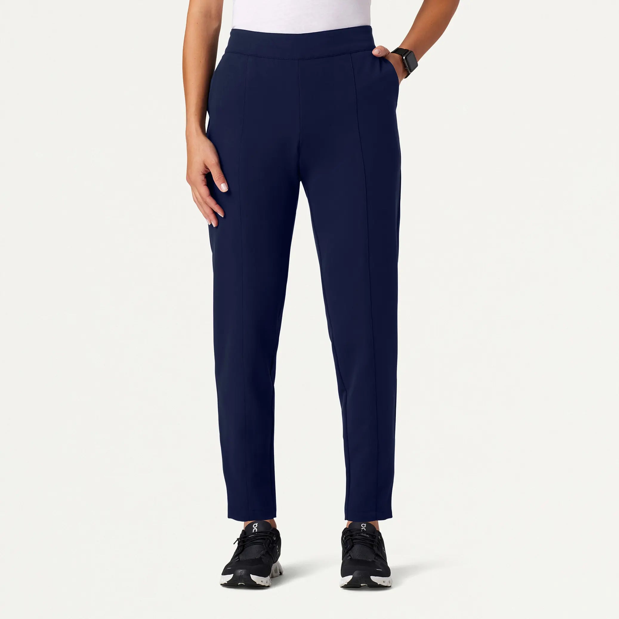 Weekend Special Jaanuu Women's Lio Tapered 5-Pocket Scrub Pant - Midnight Navy