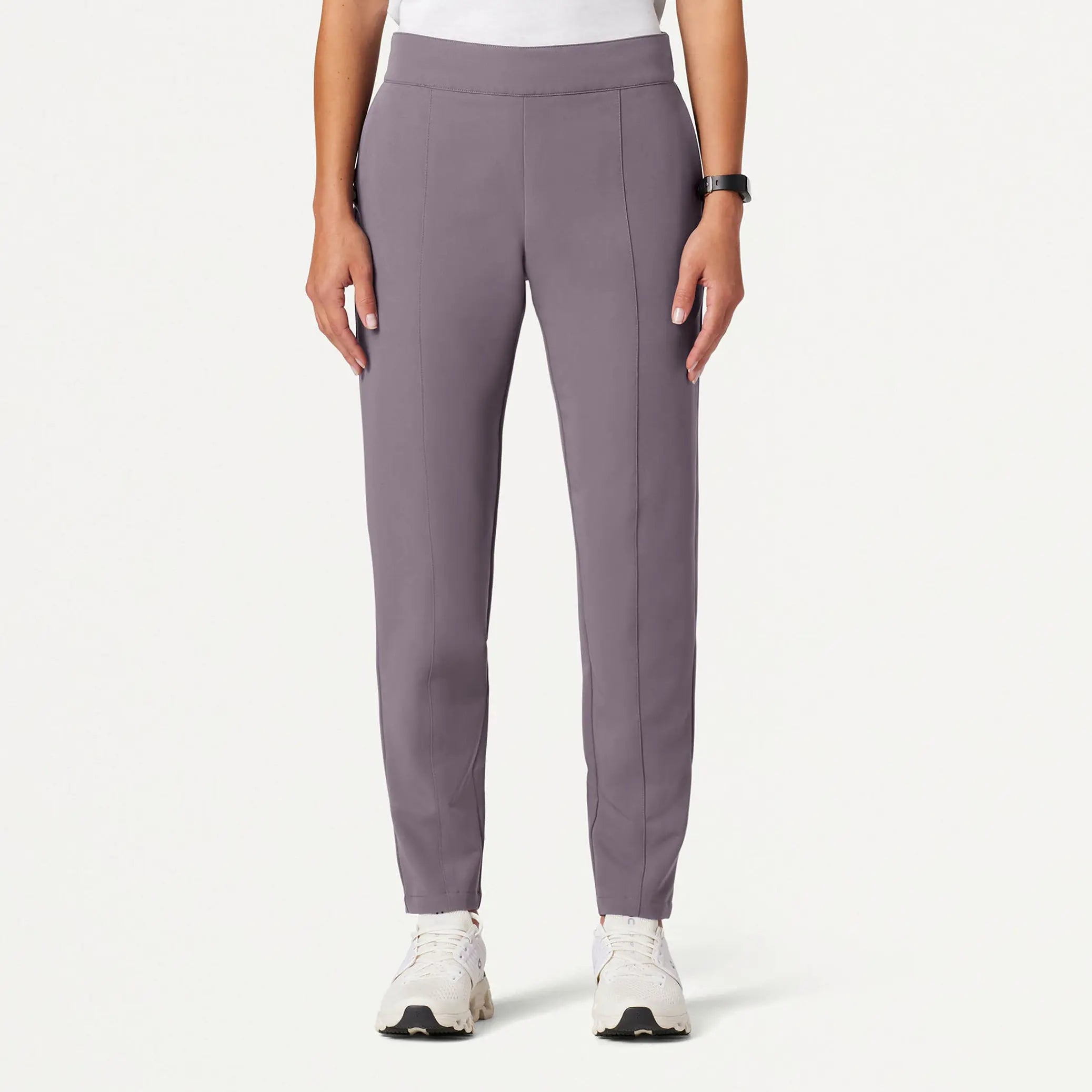 Early Bird Discount Jaanuu Women's Lio Tapered 5-Pocket Scrub Pant - Titanium