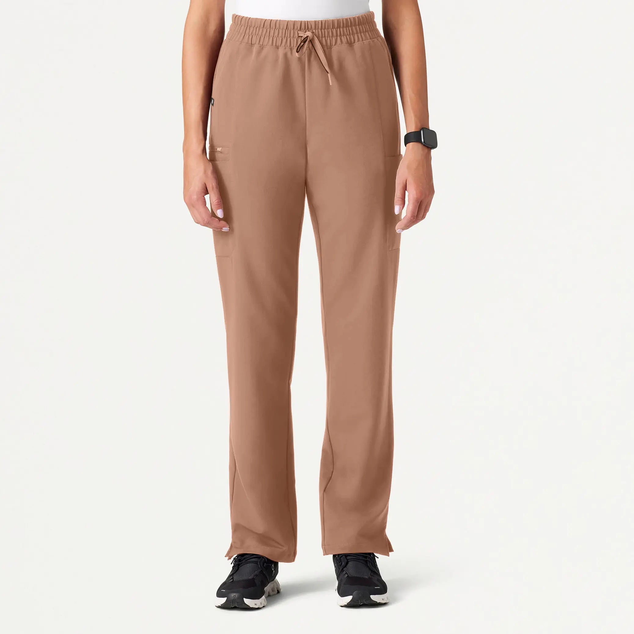Exclusive Access Jaanuu Women's Payla 8-Pocket High Waisted Scrub Pant - Clay