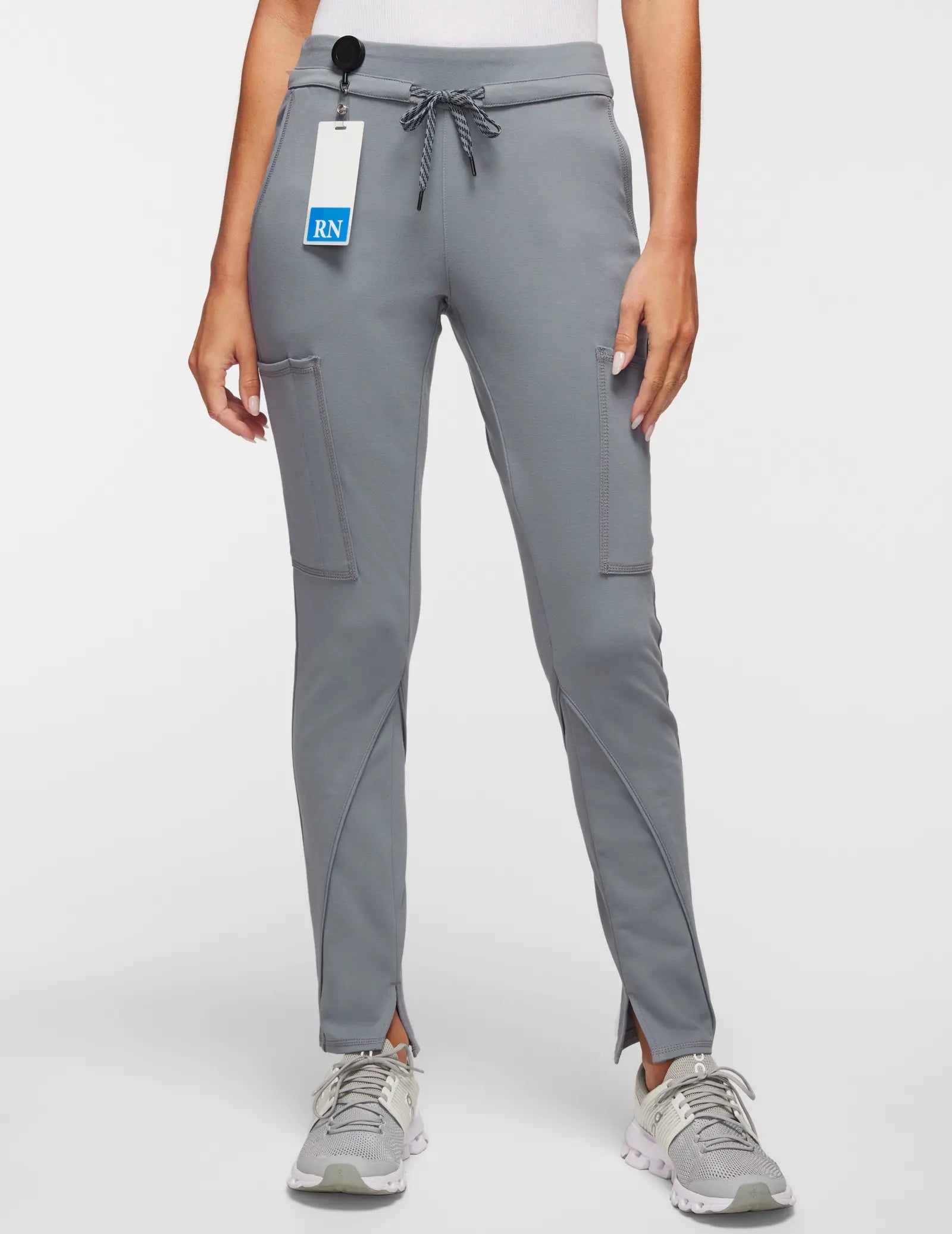 Huge Discounts Jaanuu Women's Cargo Scrub Pant - Gray