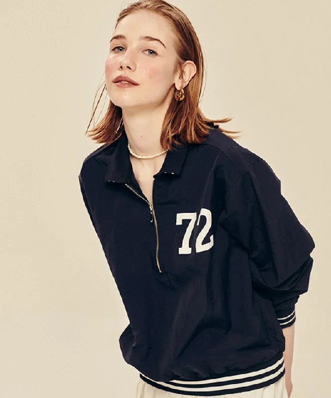 Deal Zone LE SONNET 72 Sporty Windbreaker - Navy