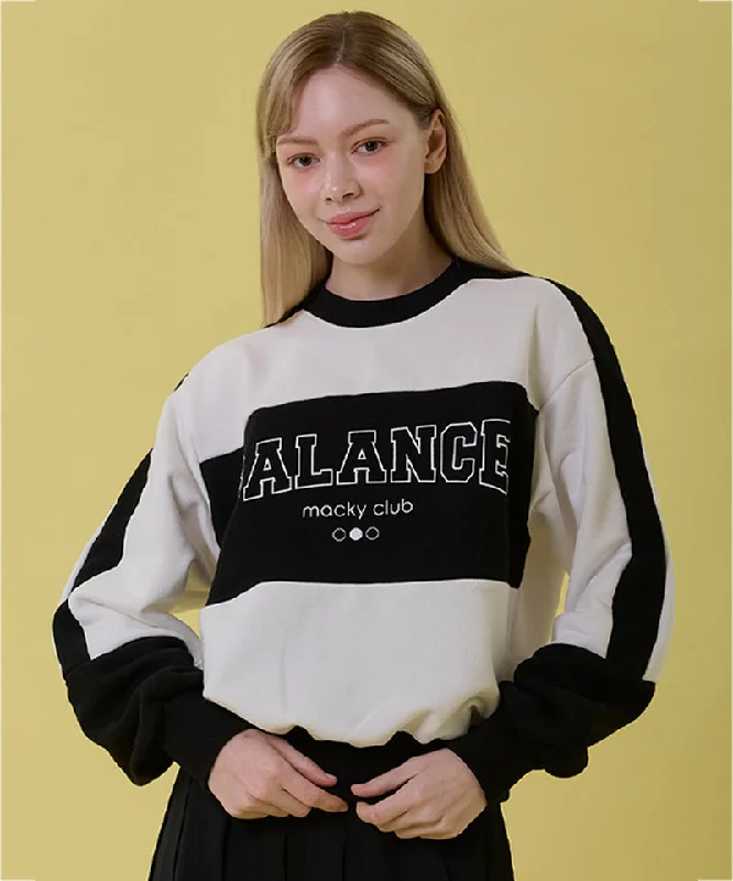 Now or Never MACKY Golf: Balance Sweatshirt - Black