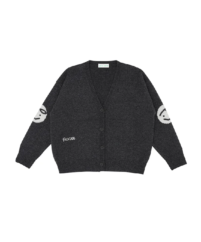 Fantastic Deals PIV'VEE Twins Cardigan - Heather Gray