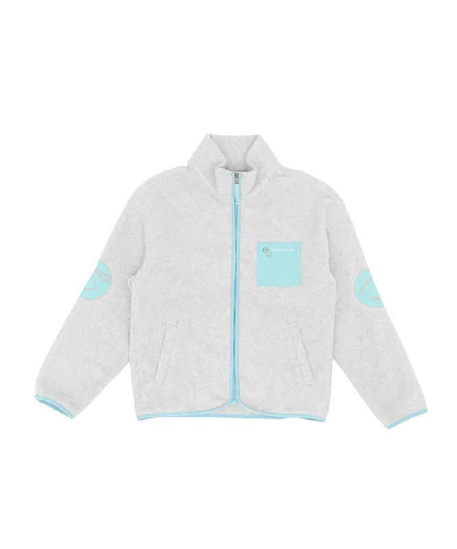 Huge Savings PIV'VEE Twins Fleece Jumper - Snow Gray