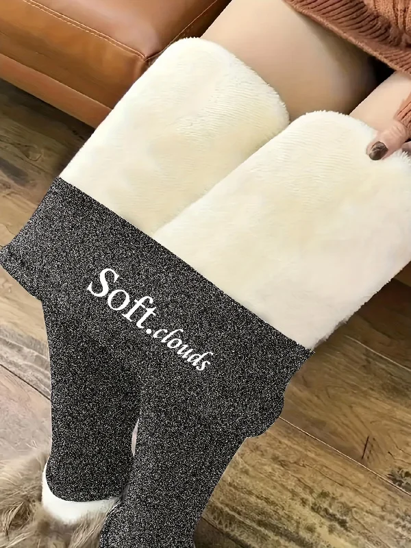 Bargain Prices Plus Size High Rise Medium Stretch Fleece Lined Leggings - Soft, Warm, and Comfortable for Everyday Wear - Womens Solid Color Casual Leggings with Fleece Lining for Cold Weather Bargain Prices Plus Size High Rise Medium Stretch Fleece Lined Leggings - Soft, Warm, and Comfortable for Everyday Wear - Womens Solid Color Casual Leggings with Fleece Lining for Cold Weather