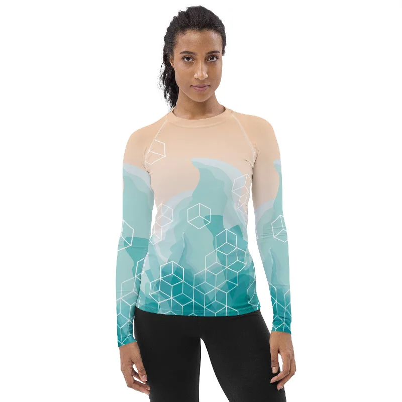 Instant Discount Sandy Beach Performance Rash Guard UPF 50+