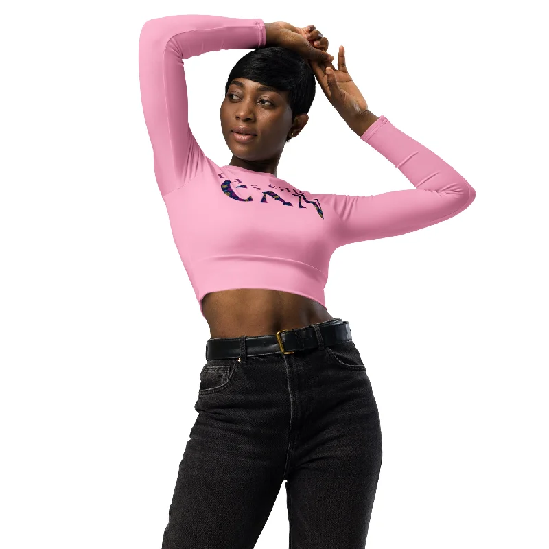 Big Savings SHE REBEL - This Girl CAN Recycled Crop Top UPF 50+